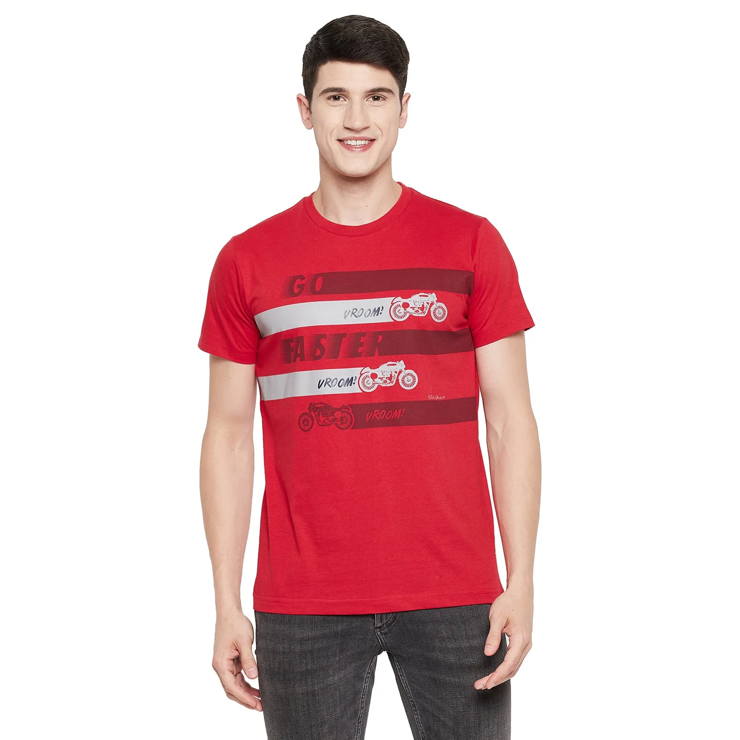 Duke Stardust Men Half Sleeve Cotton T-Shirt (MTLF334)