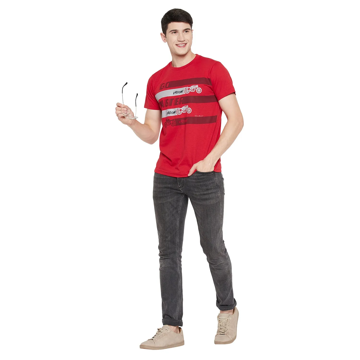 Duke Stardust Men Half Sleeve Cotton T-Shirt (MTLF334)