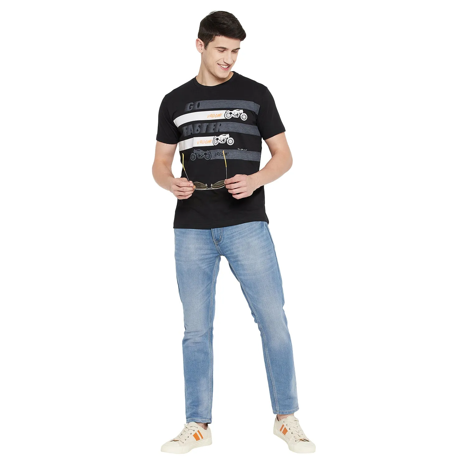 Duke Stardust Men Half Sleeve Cotton T-Shirt (MTLF334)