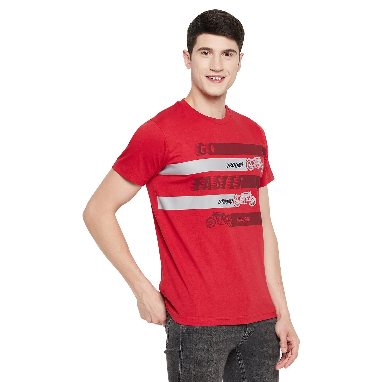 Duke Stardust Men Half Sleeve Cotton T-Shirt (MTLF334)