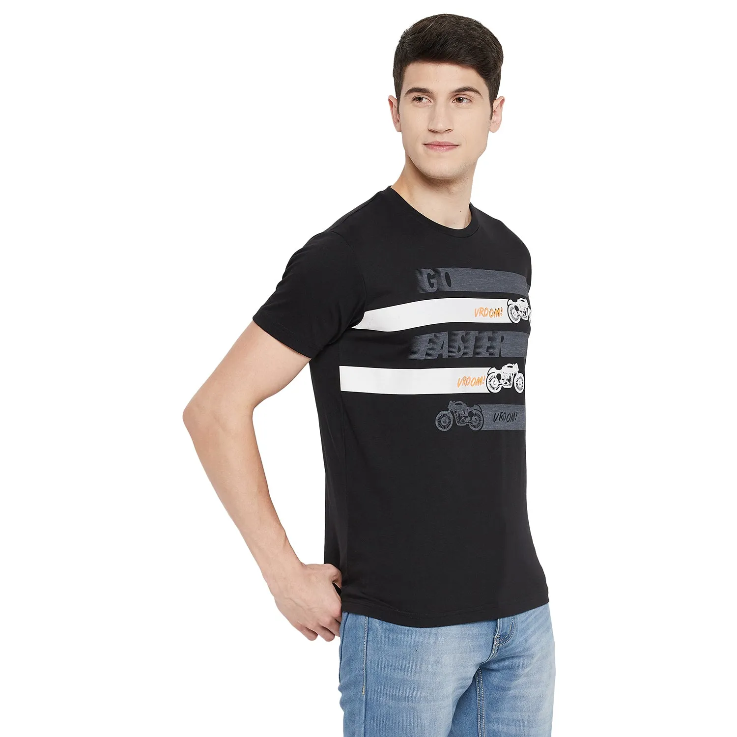 Duke Stardust Men Half Sleeve Cotton T-Shirt (MTLF334)
