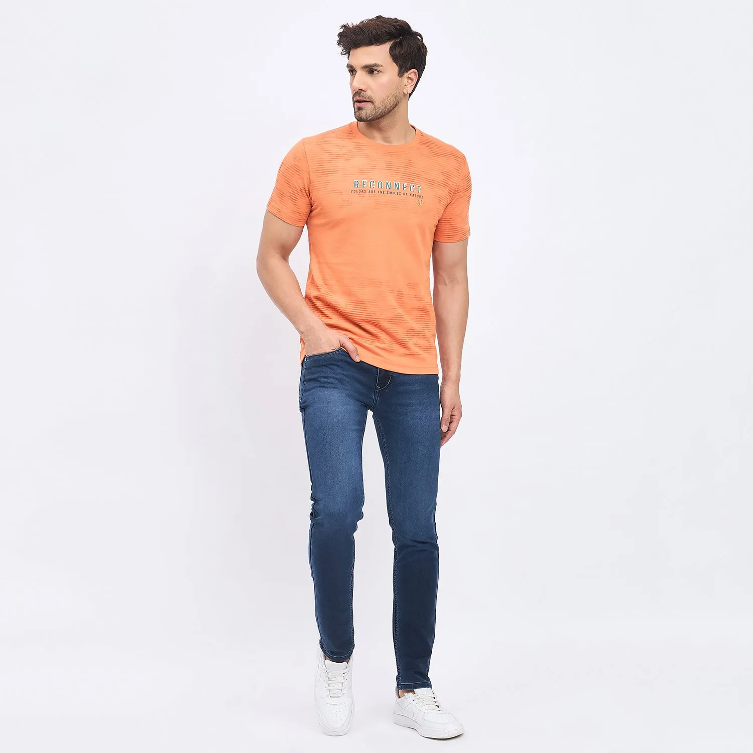 Duke Stardust Men Half Sleeve Cotton T-shirt (ONLF259)
