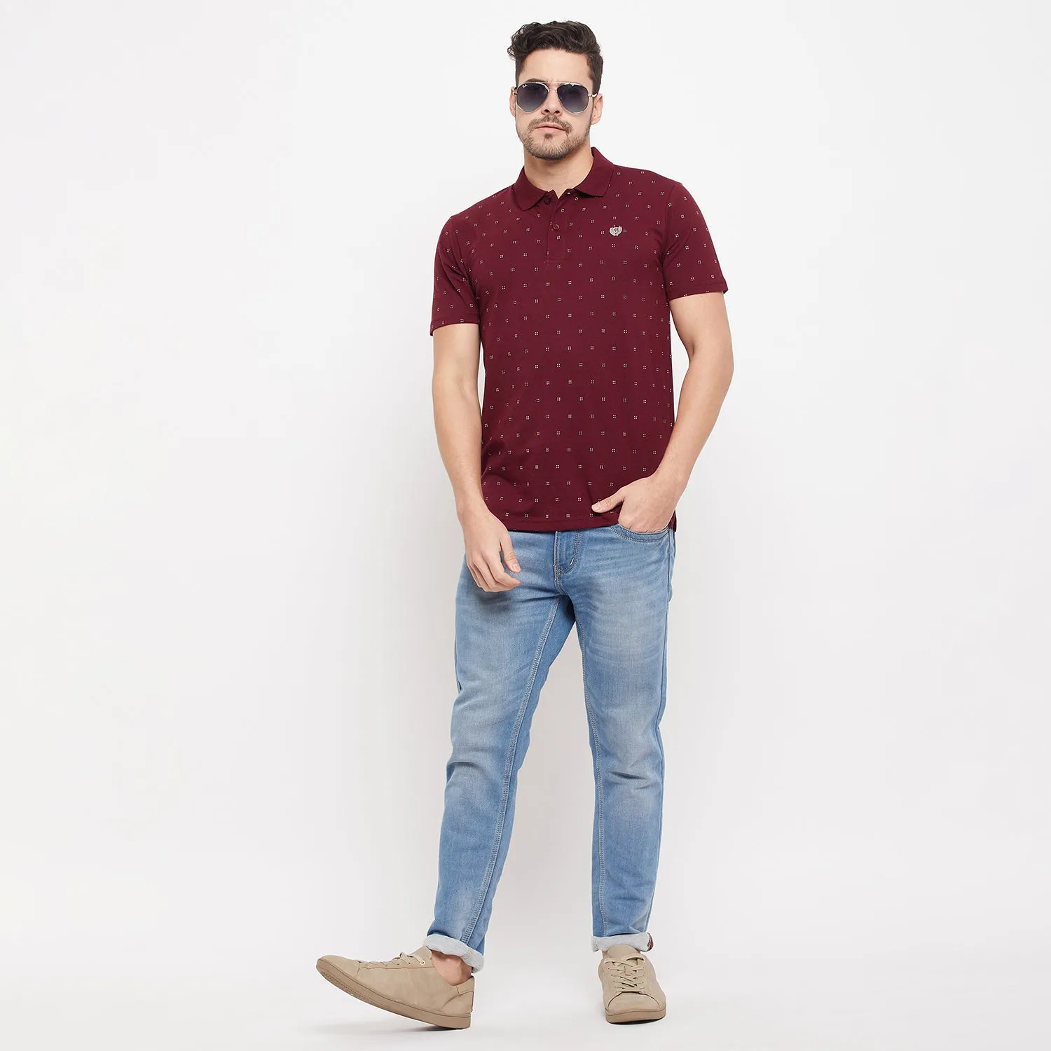 Duke Stardust Men Half Sleeve Cotton T-shirt (SD62)