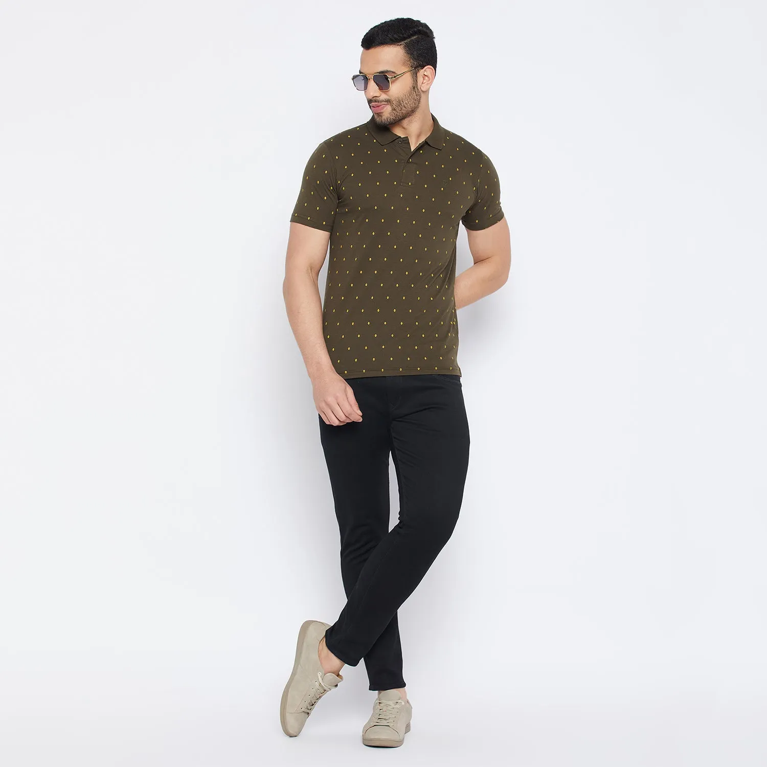 Duke Stardust Men Half Sleeve Cotton T-shirt (SD62)