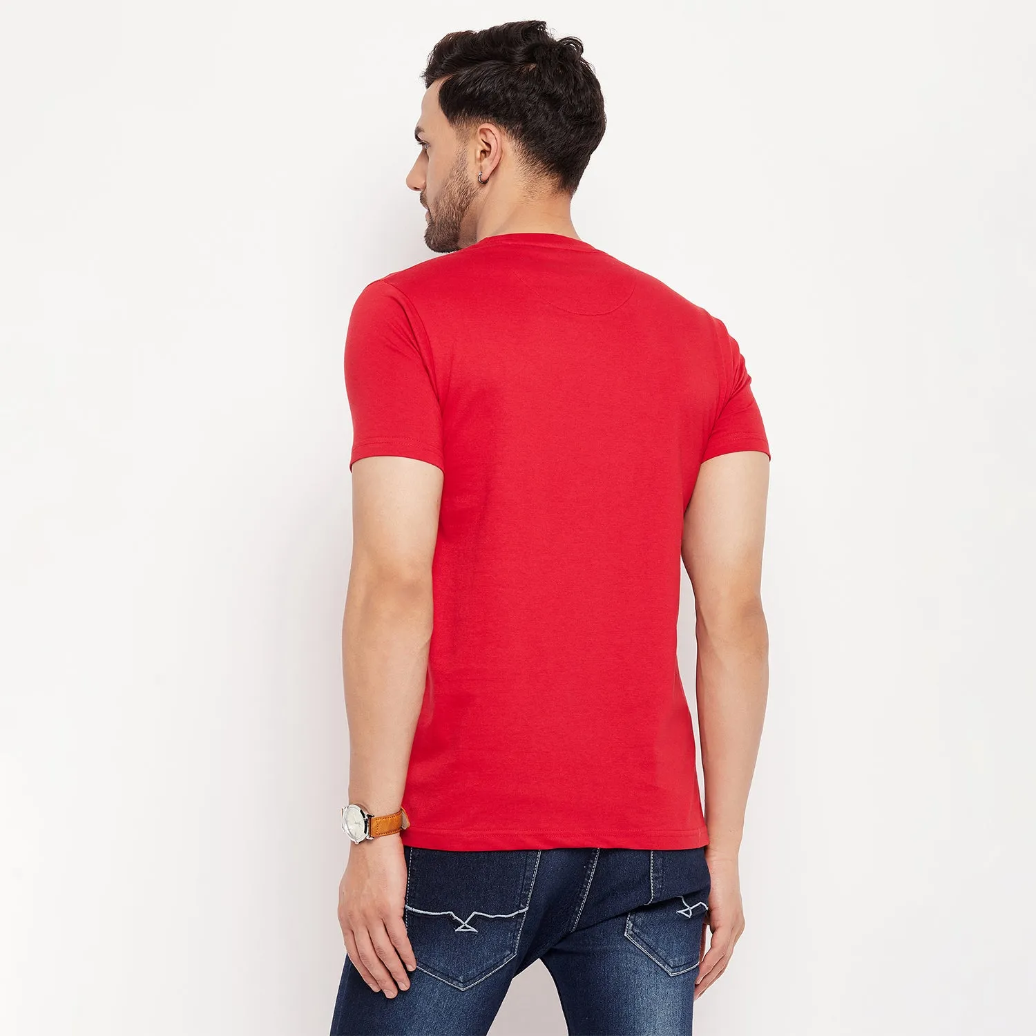 Duke Stardust Men Half Sleeve Round Neck Cotton T-shirt (LF5807)