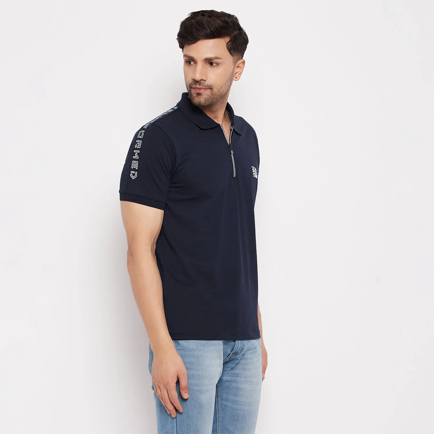 Duke Stardust Men Polo Neck Half Sleeve Cotton T-shirt (LF5783)