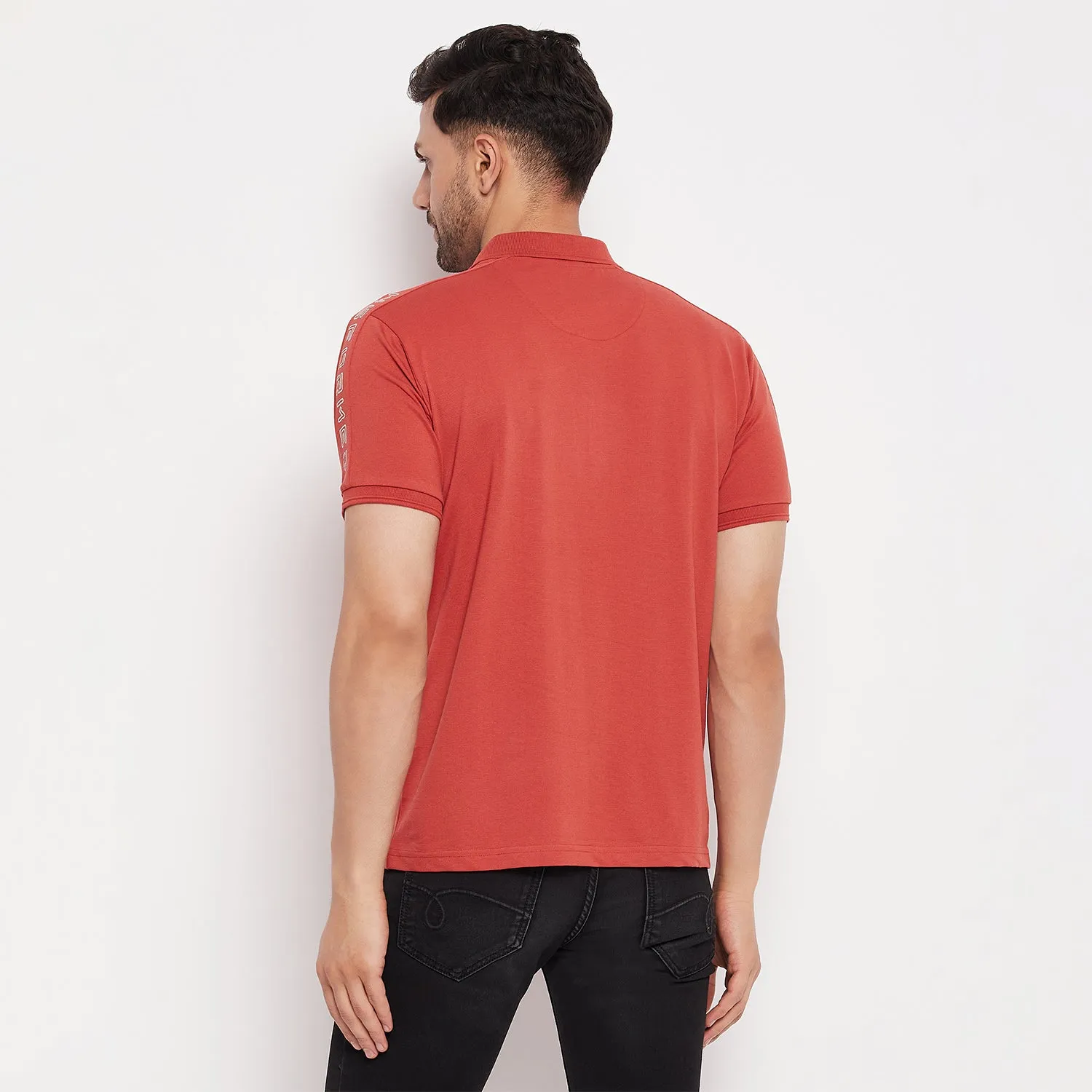 Duke Stardust Men Polo Neck Half Sleeve Cotton T-shirt (LF5783)