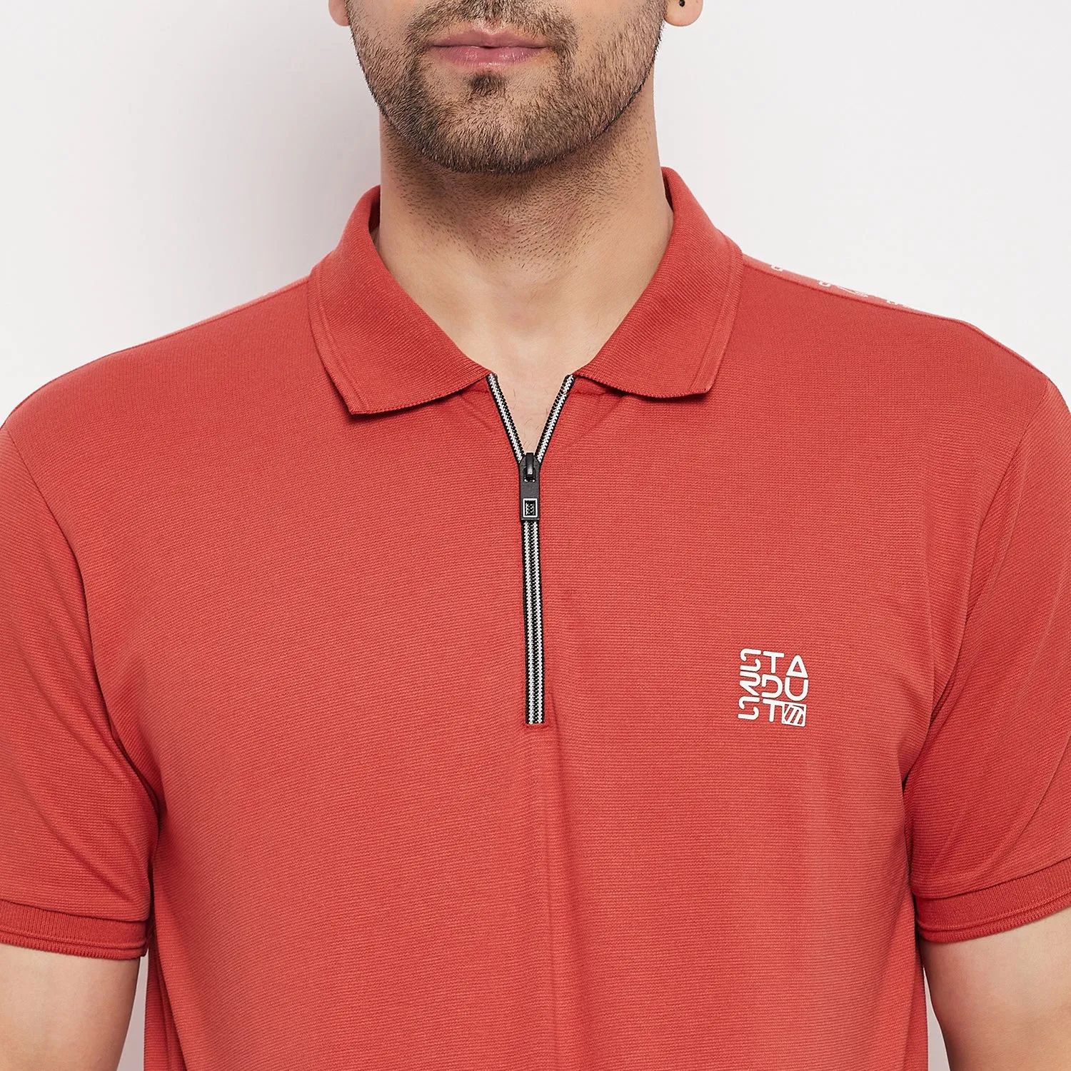 Duke Stardust Men Polo Neck Half Sleeve Cotton T-shirt (LF5783)