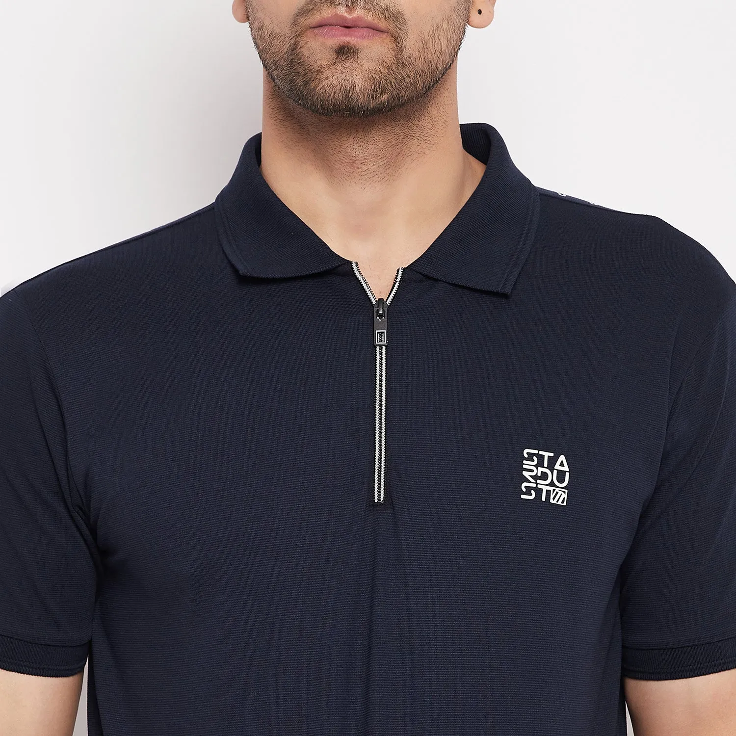 Duke Stardust Men Polo Neck Half Sleeve Cotton T-shirt (LF5783)