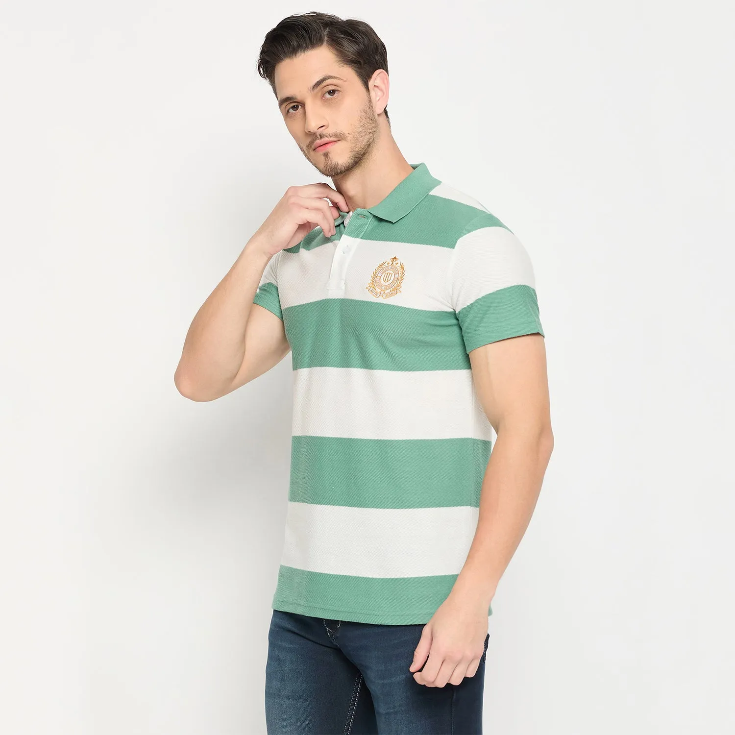 Duke Strardust Men Half Sleeve Cotton T-shirt (LF7198S)
