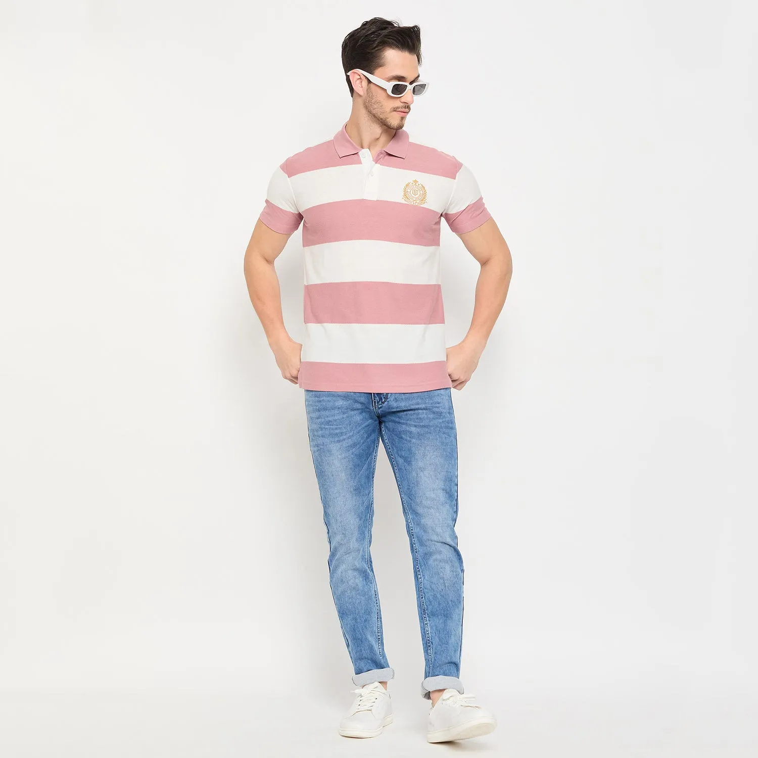 Duke Strardust Men Half Sleeve Cotton T-shirt (LF7198S)