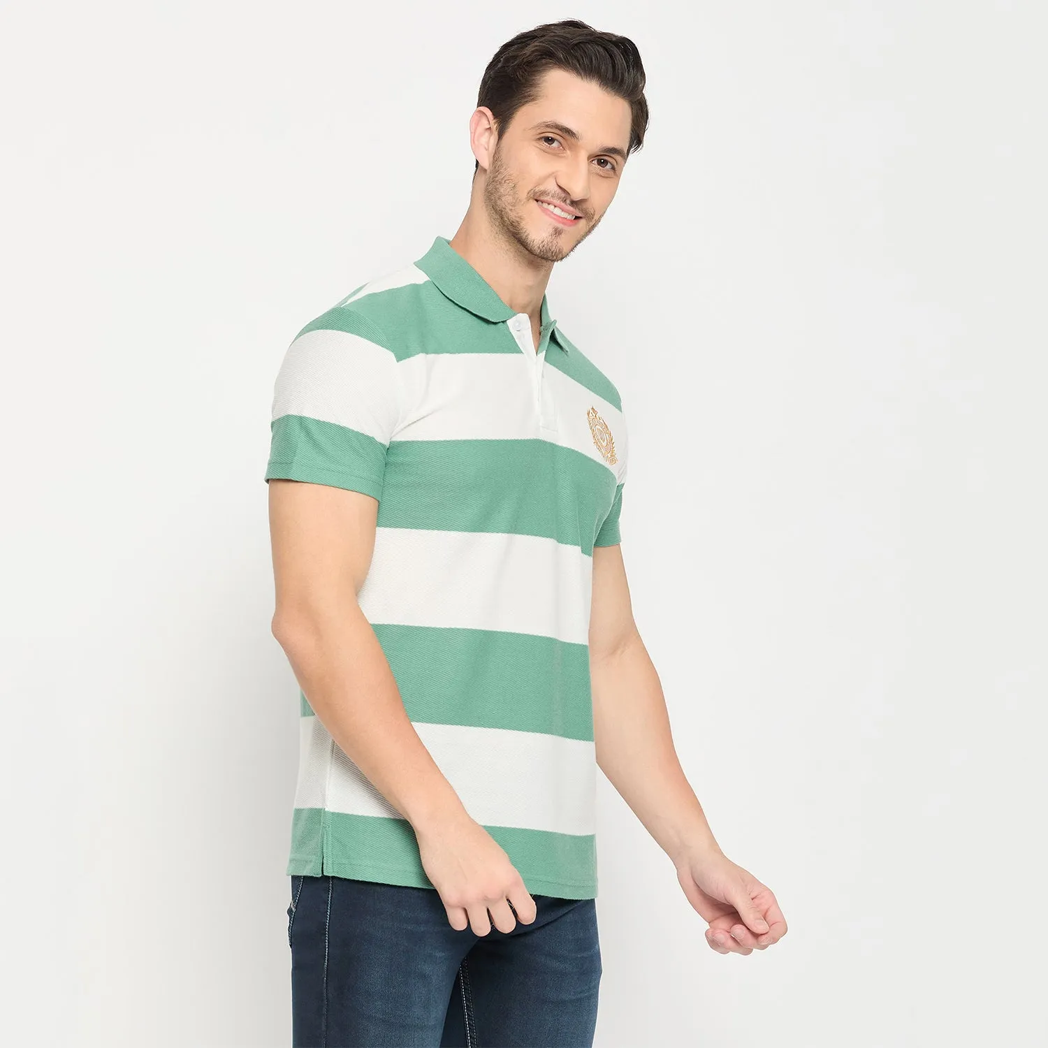 Duke Strardust Men Half Sleeve Cotton T-shirt (LF7198S)