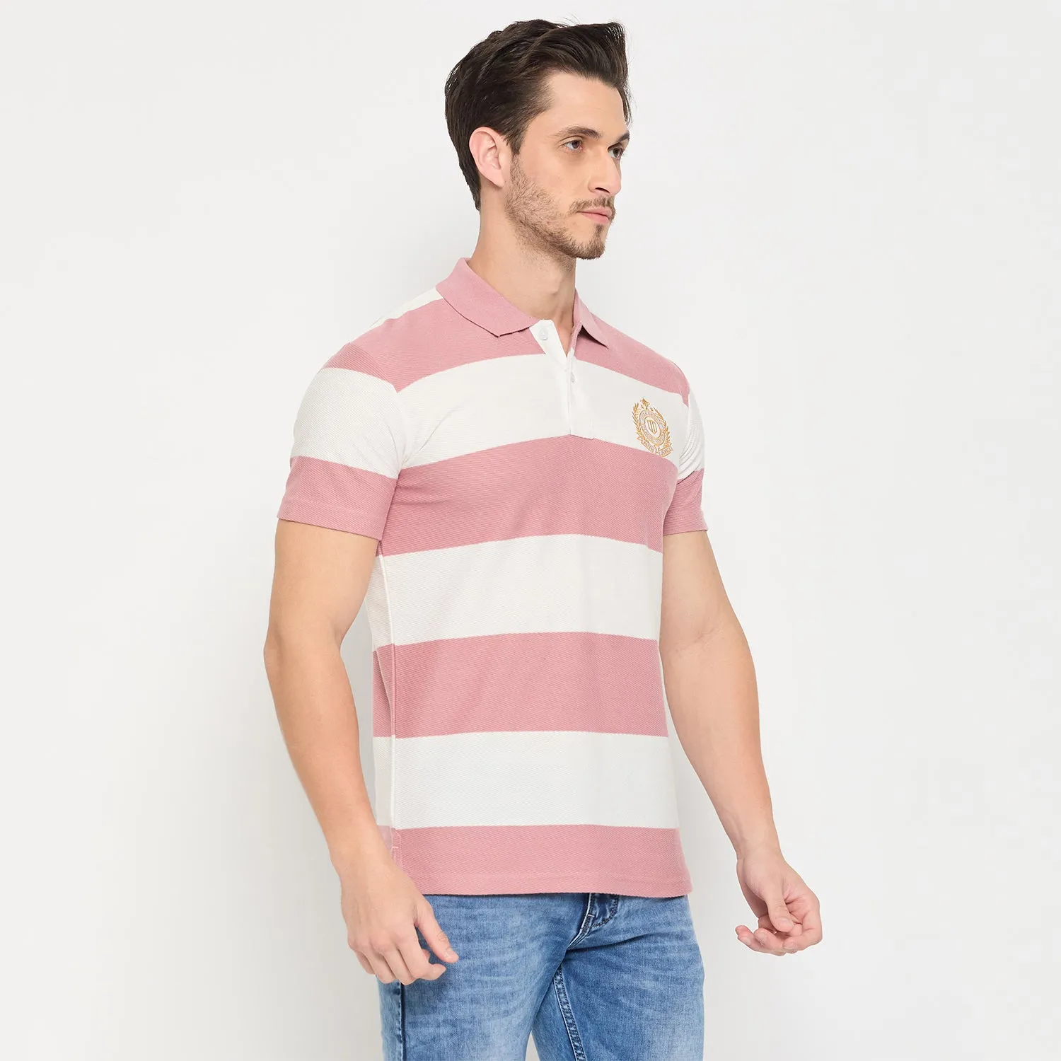 Duke Strardust Men Half Sleeve Cotton T-shirt (LF7198S)