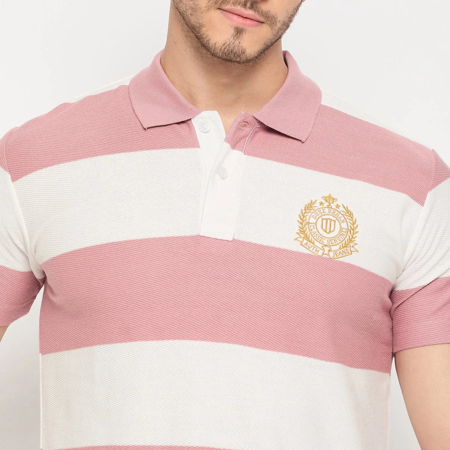 Duke Strardust Men Half Sleeve Cotton T-shirt (LF7198S)
