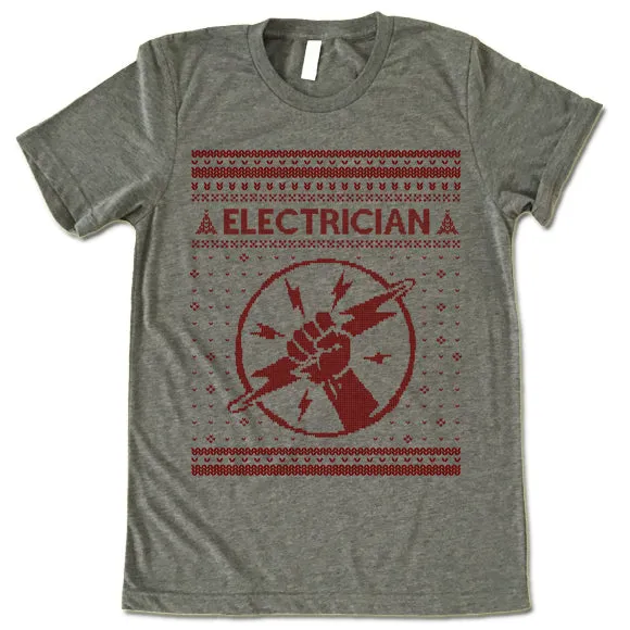 Electrician Christmas T Shirt