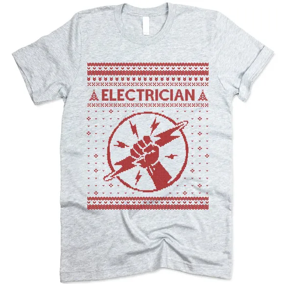 Electrician Christmas T Shirt