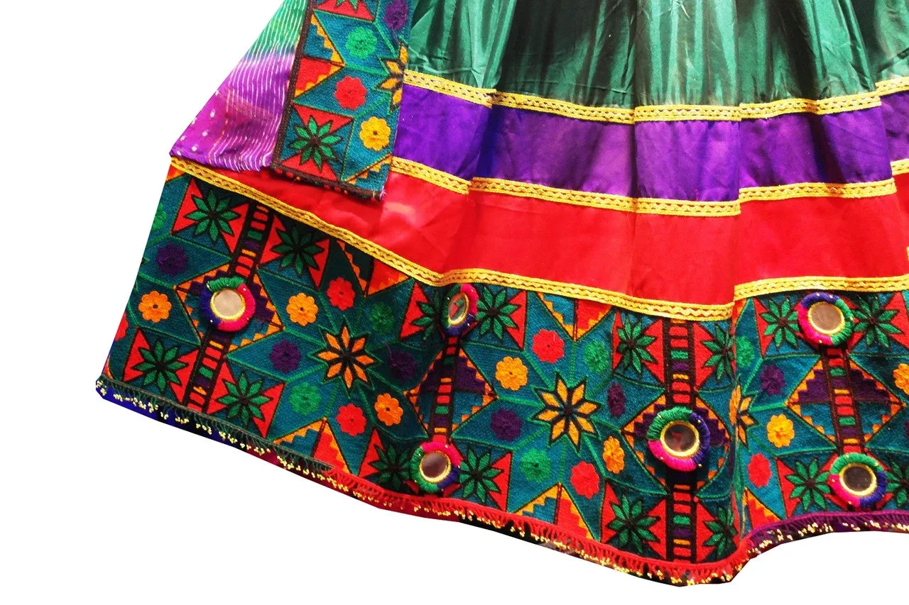 Elegant Afghan Green Pathani Frock - New Fashion Style