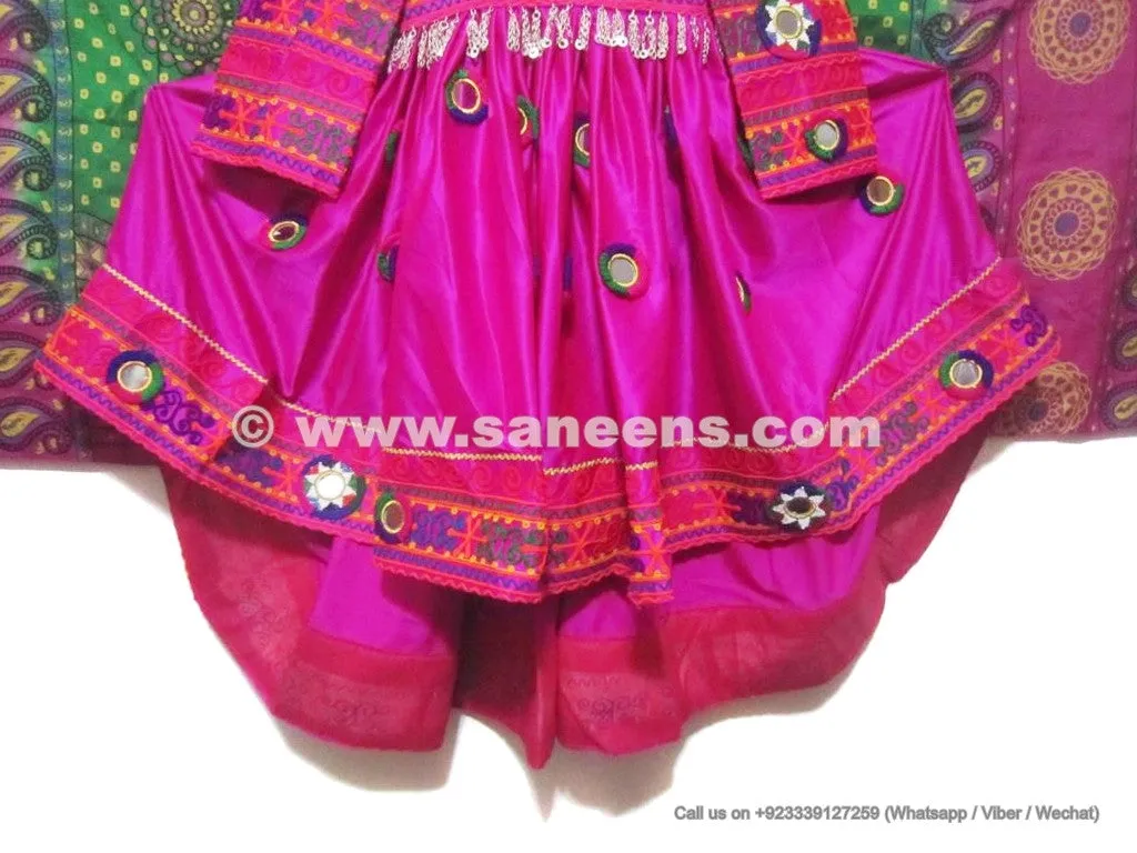 Elegant Pink Afghan Dress