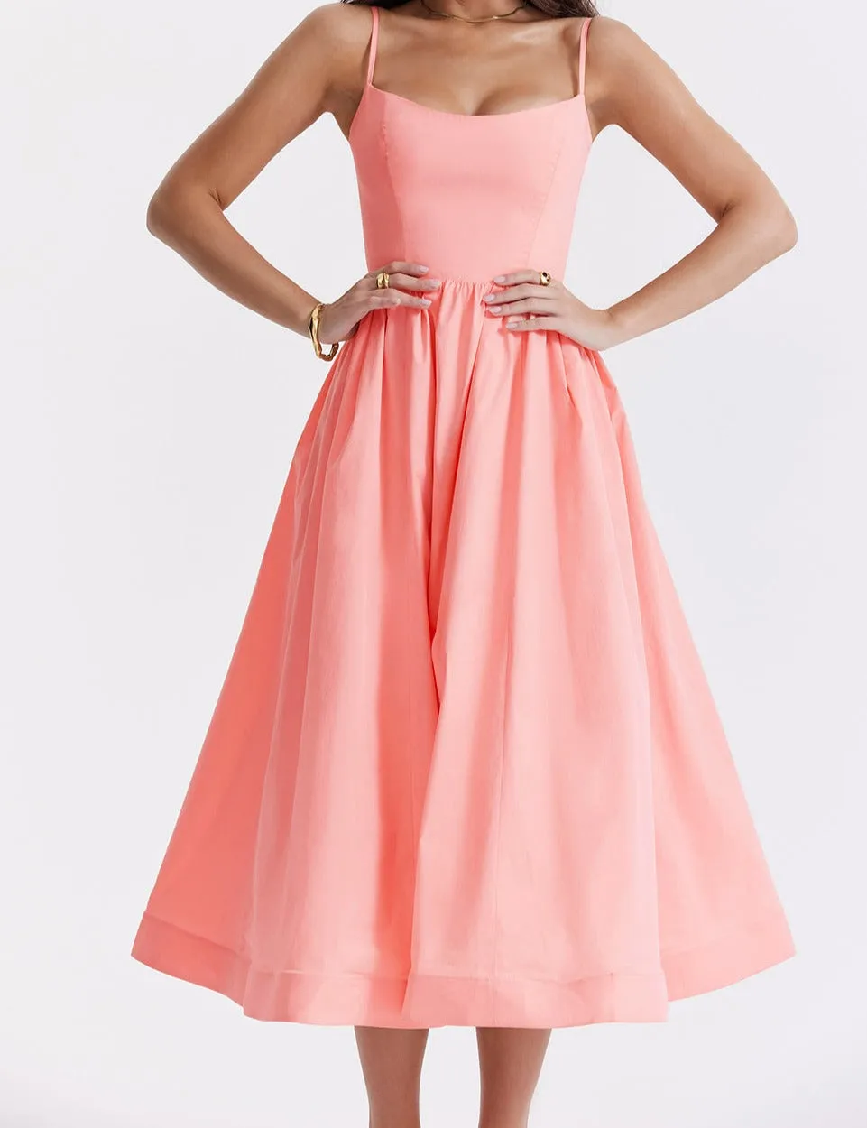 Eliana | Modern Elegant Midi Dress