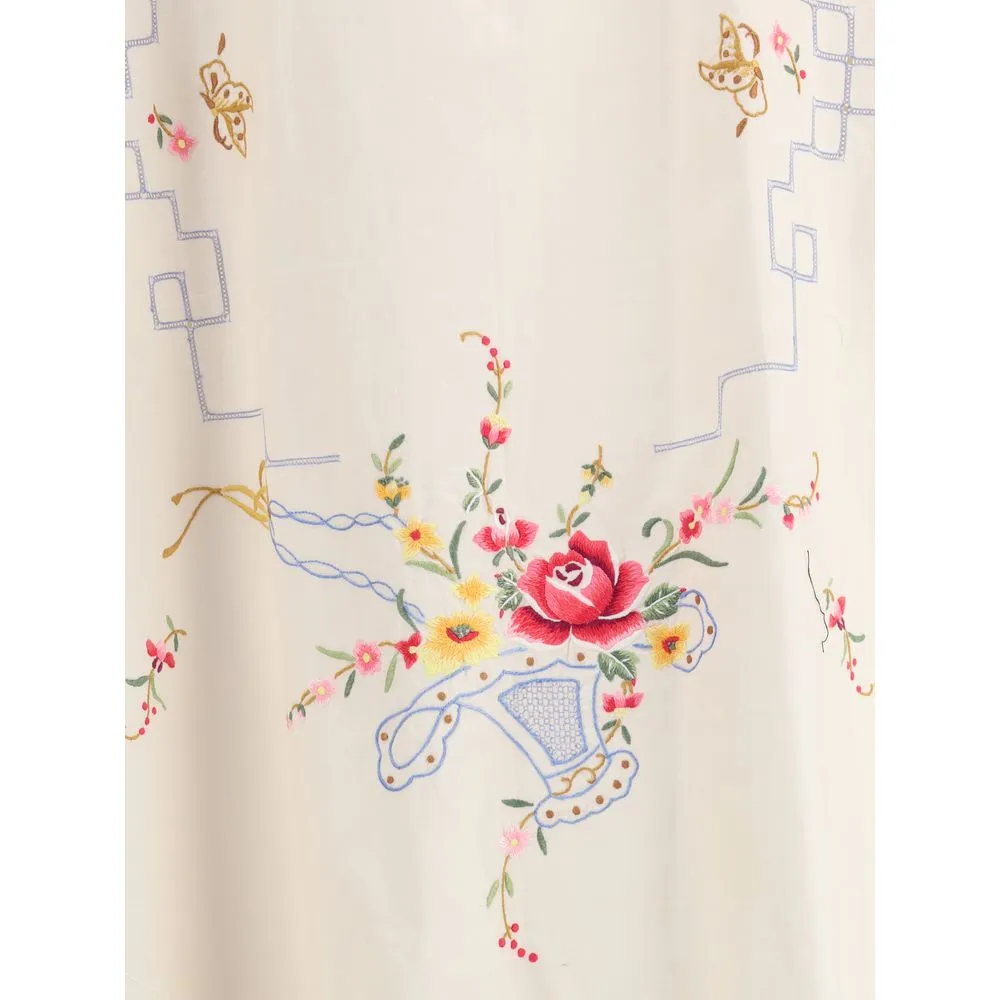 Ella Long Jacket with floral details