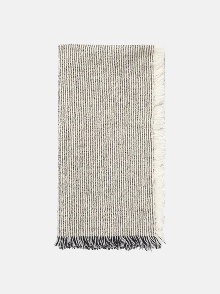 Elouise Napkin - Black/Off White