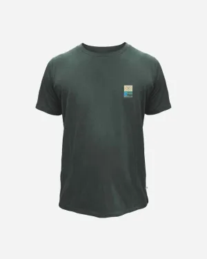 ELSK® PCH BAGSØ WOOL MEN'S T-SHIRT -  STONE GREEN