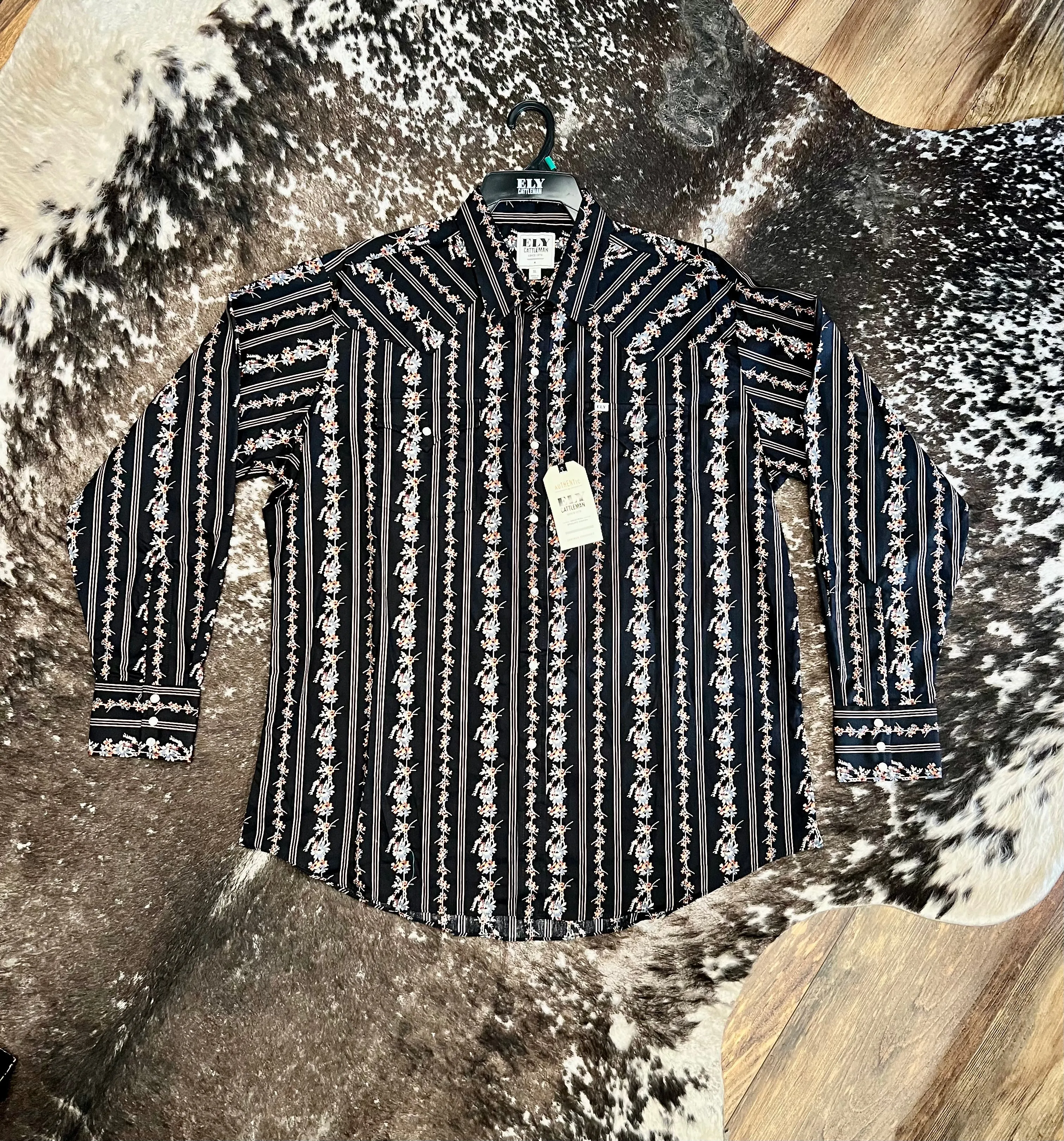 Ely Cattleman Men’s Floral Snap Shirts