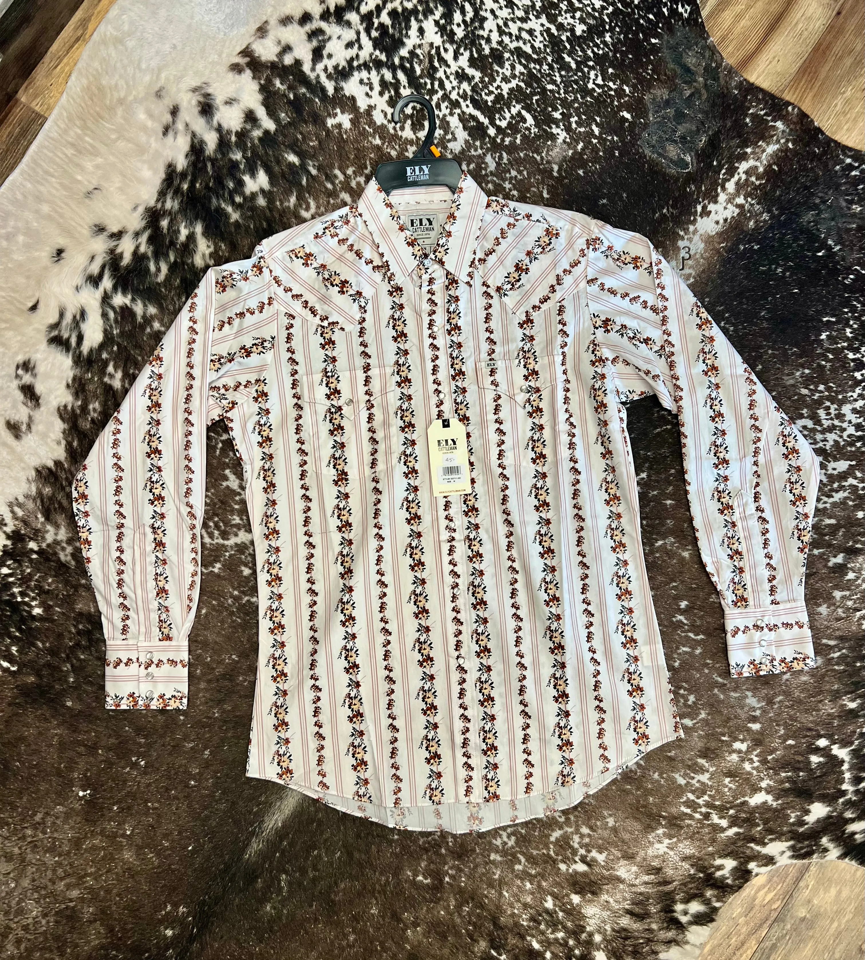 Ely Cattleman Men’s Floral Snap Shirts