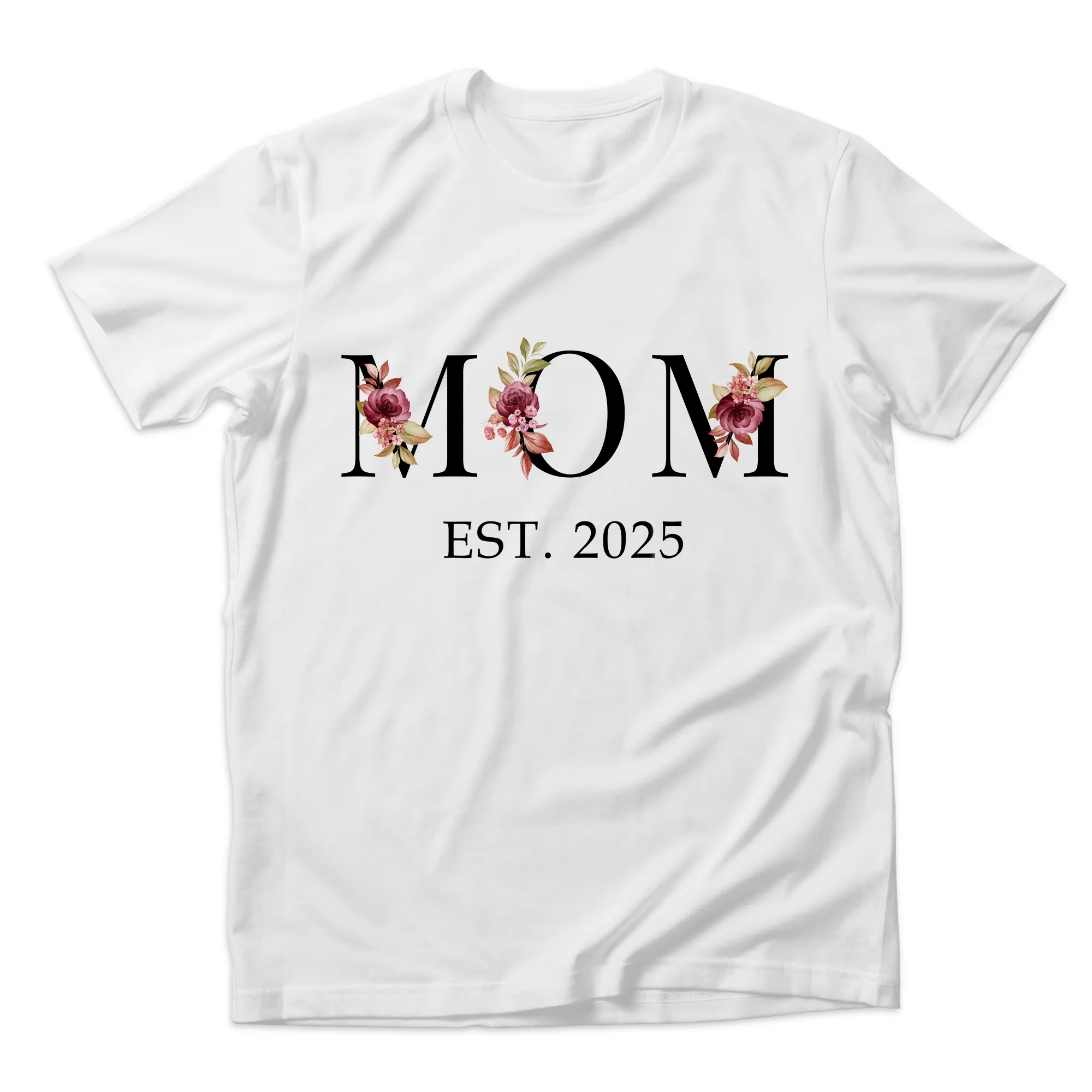 Endanzoo Organic Women Short Sleeve T-shirt for Mom - Classic - Est 2025