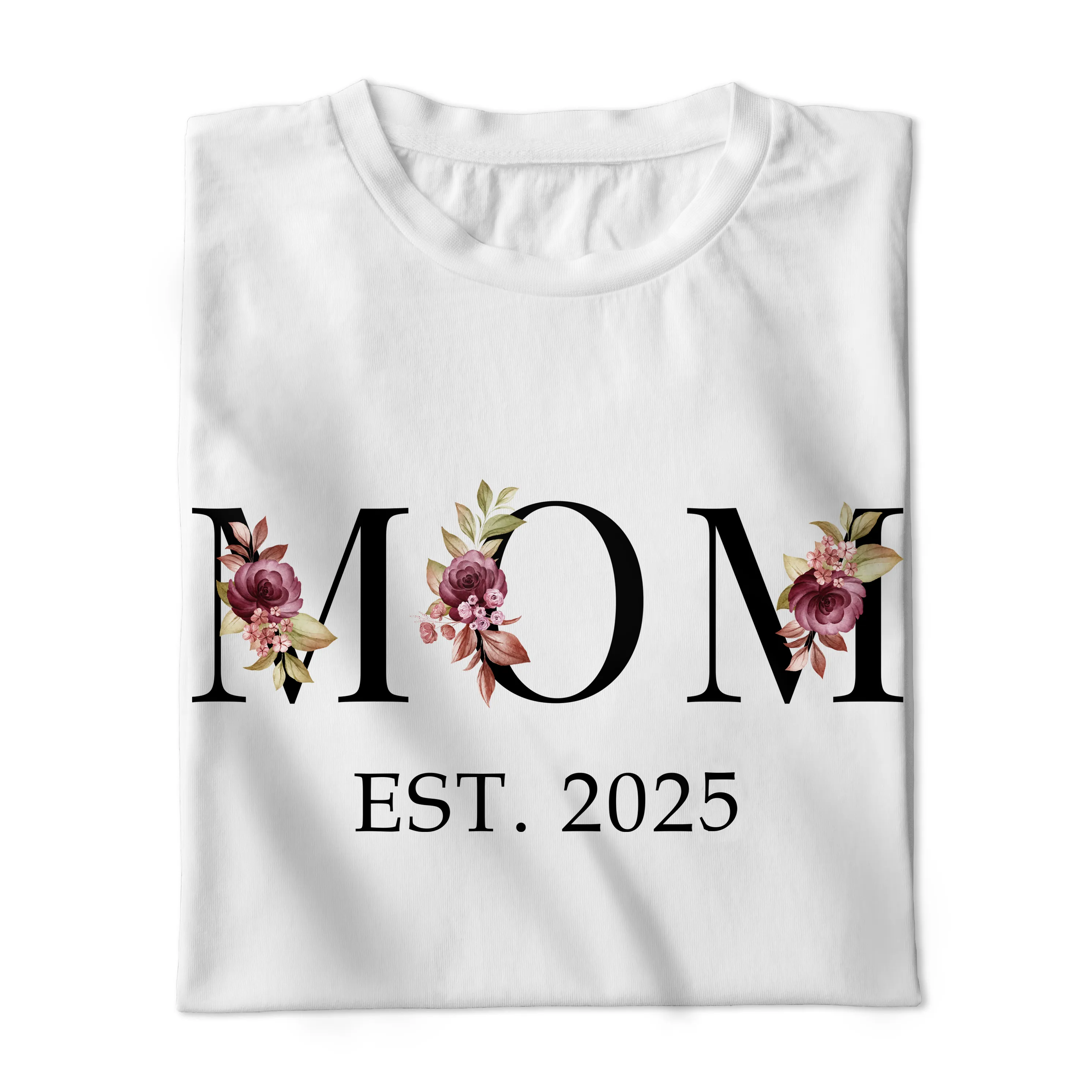 Endanzoo Organic Women Short Sleeve T-shirt for Mom - Classic - Est 2025
