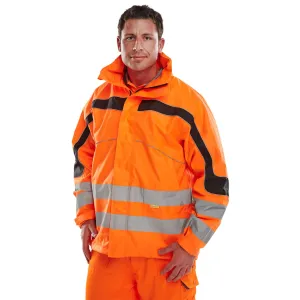 Eton Hi-vis Breathable Jacket - Jacket Orange