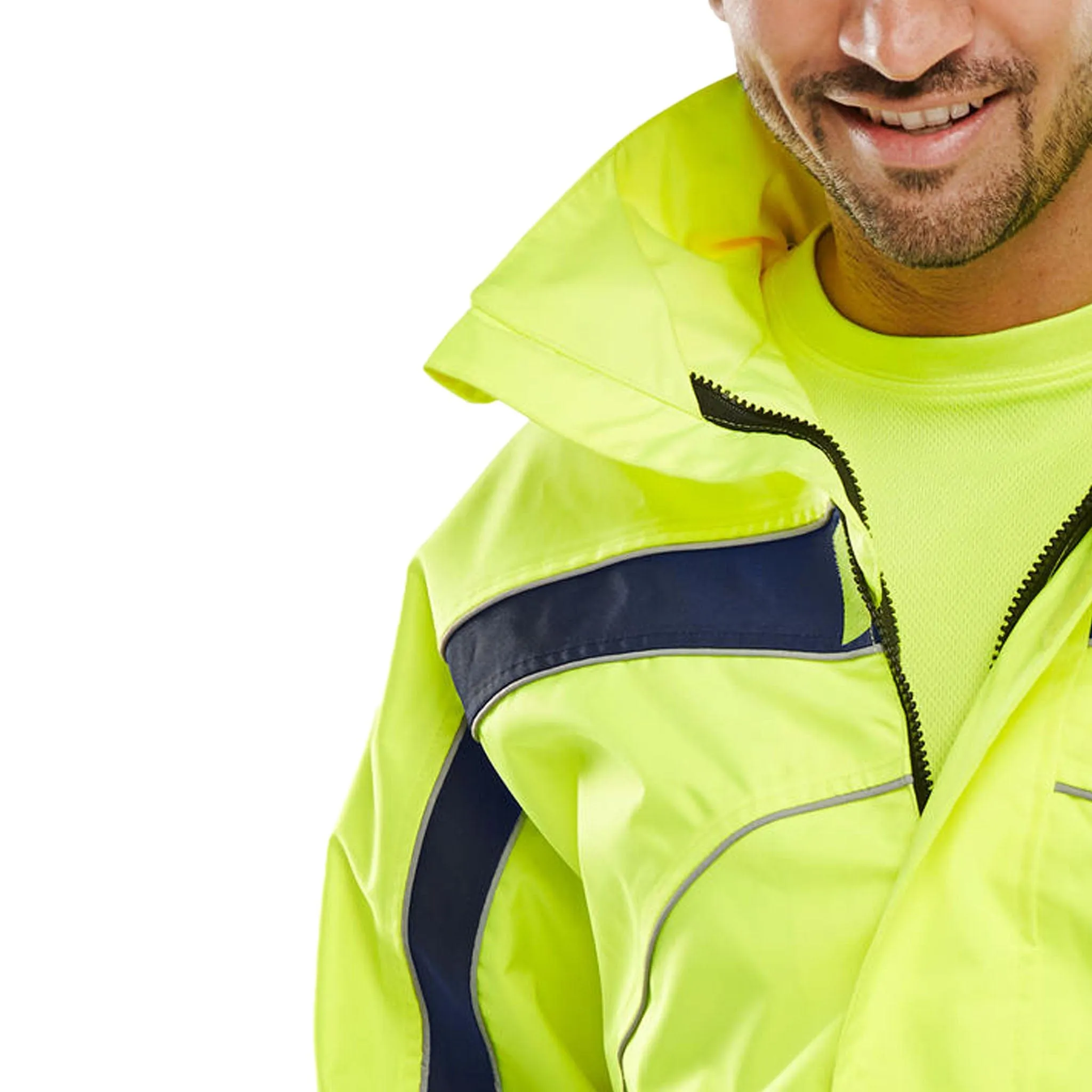 Eton Hi-vis Breathable Jacket - Saturn Yellow