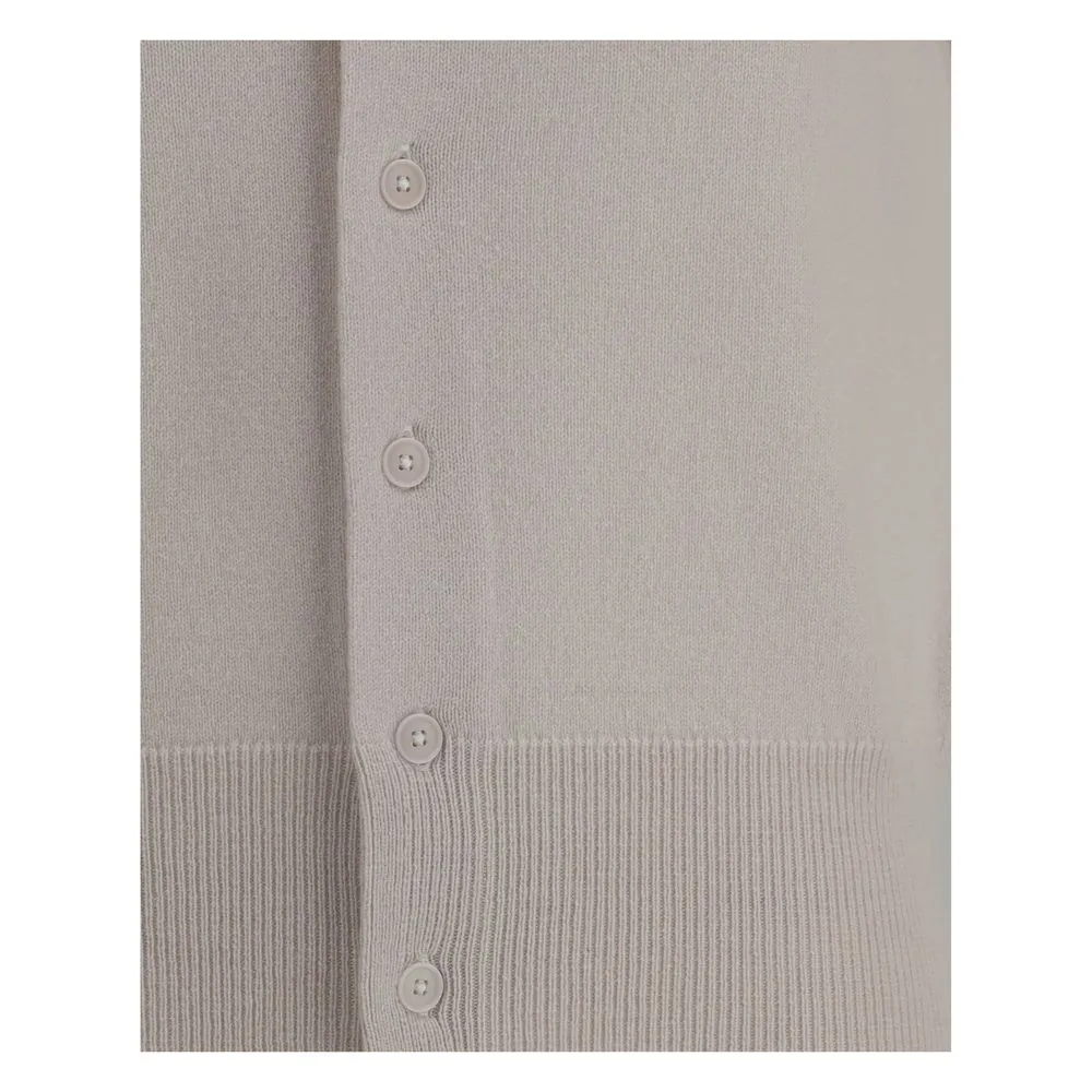 Extreme Cashmere Short-sleeve Cardigan
