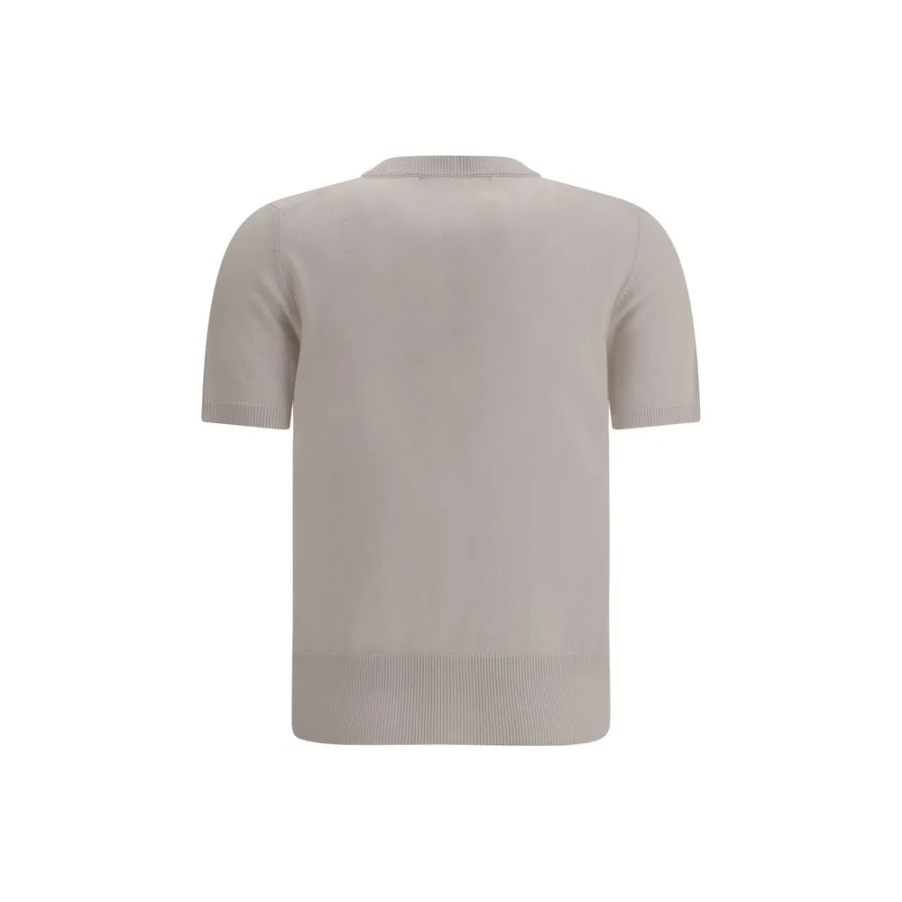Extreme Cashmere Short-sleeve Cardigan