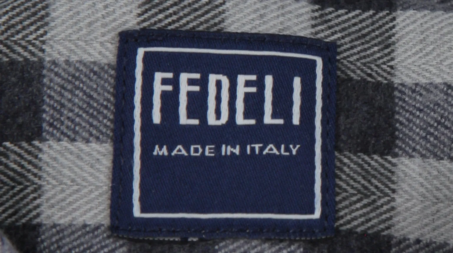 Fedeli Navy Blue Shirt - Slim