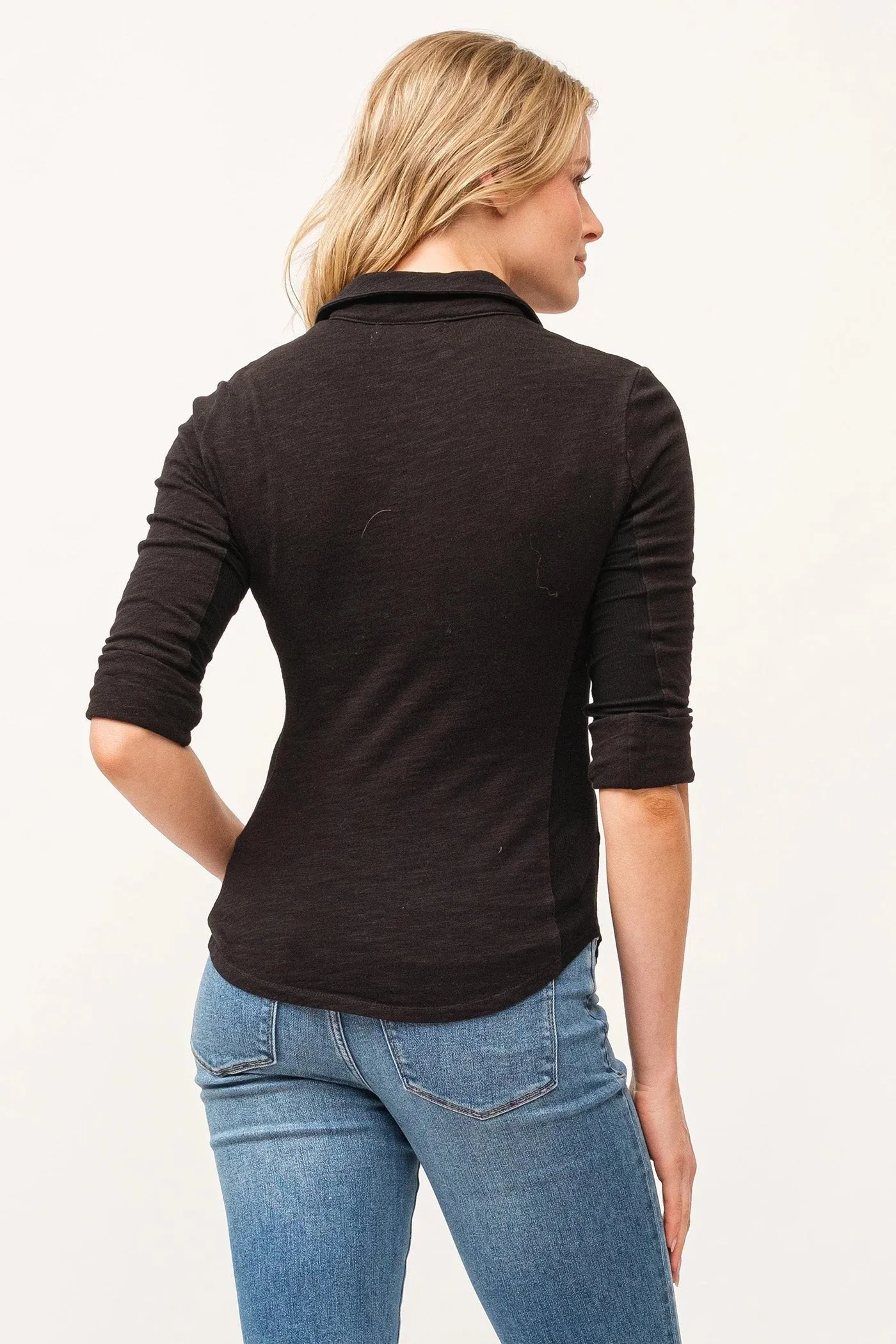 Fedora Button Down Shirt - Black