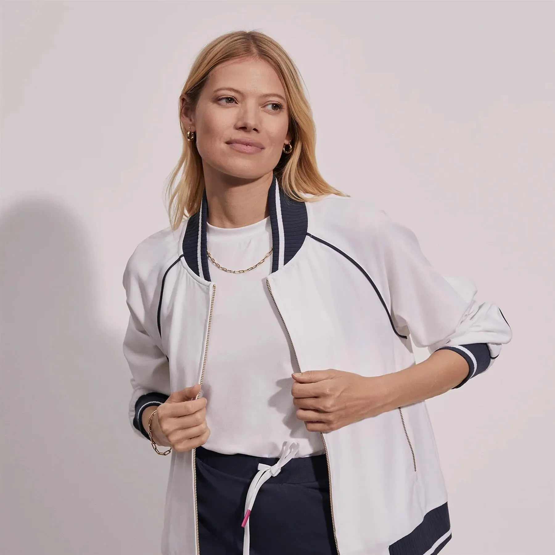 Felicity Woven Jacket White