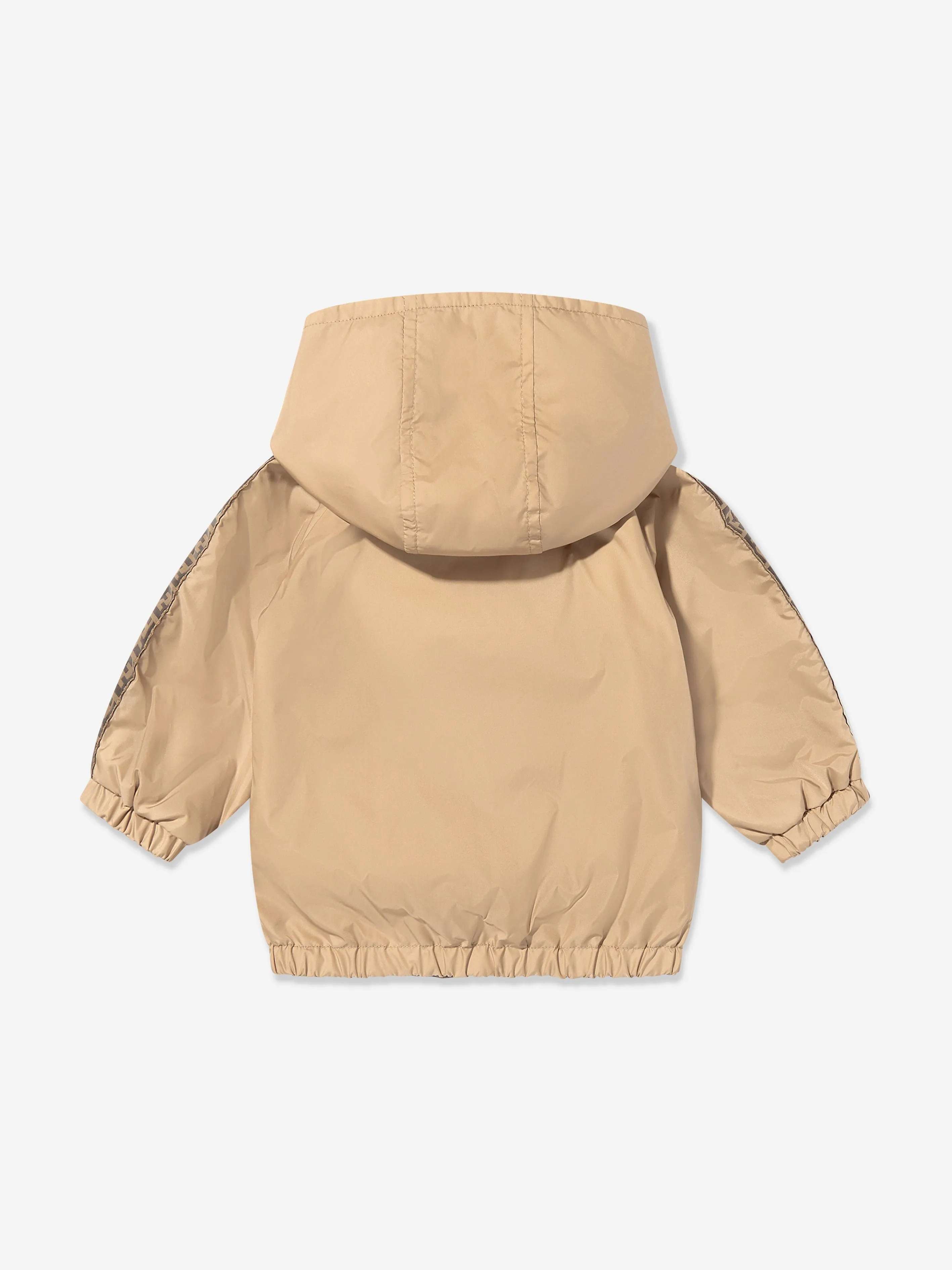 Fendi Baby K-Way Reversible Jacket in Beige