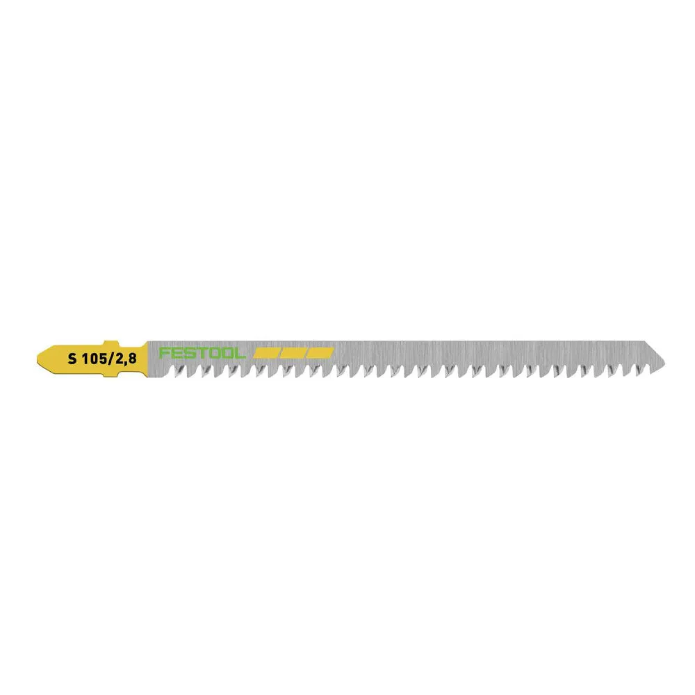 Festool Jigsaw Blades Wood Straight Cut S 105/2,8 (5 Pack)