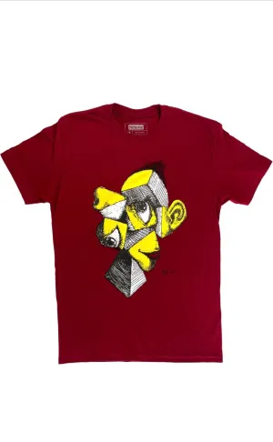 FICTORIS - Cubic Face T-Shirt