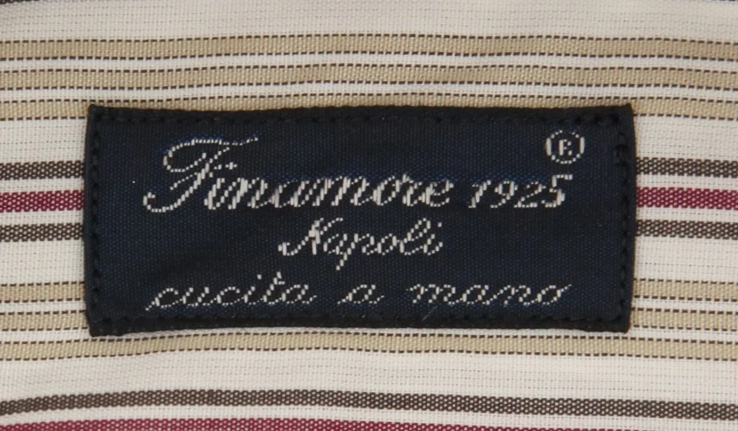 Finamore Napoli Beige Shirt - Slim