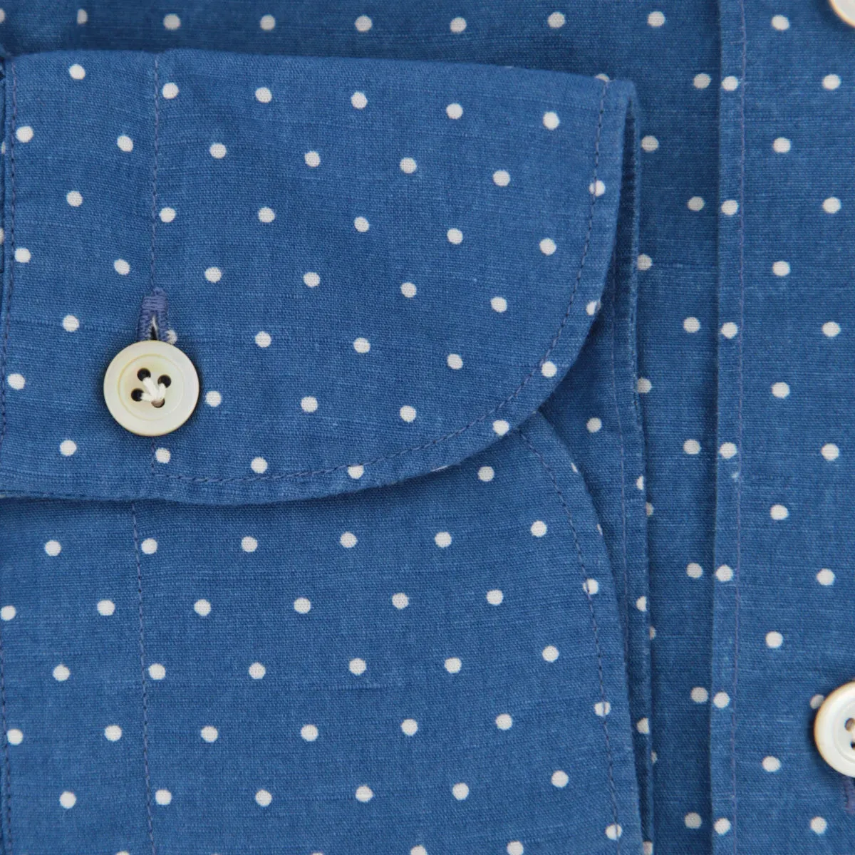 Finamore Napoli Blue Shirt - Extra Slim