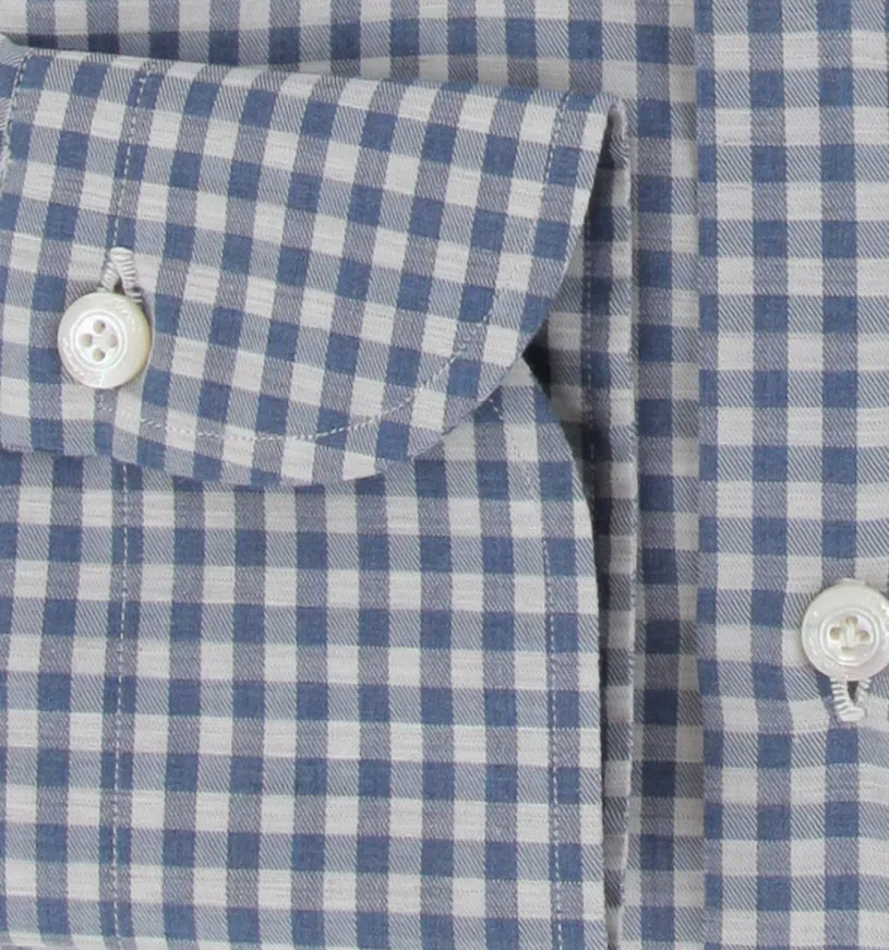 Finamore Napoli Blue Shirt - Slim