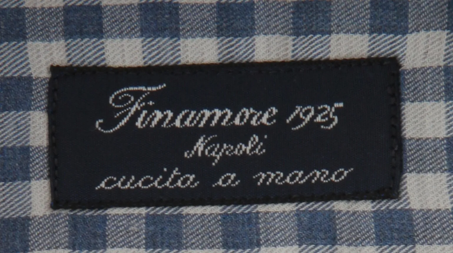 Finamore Napoli Blue Shirt - Slim