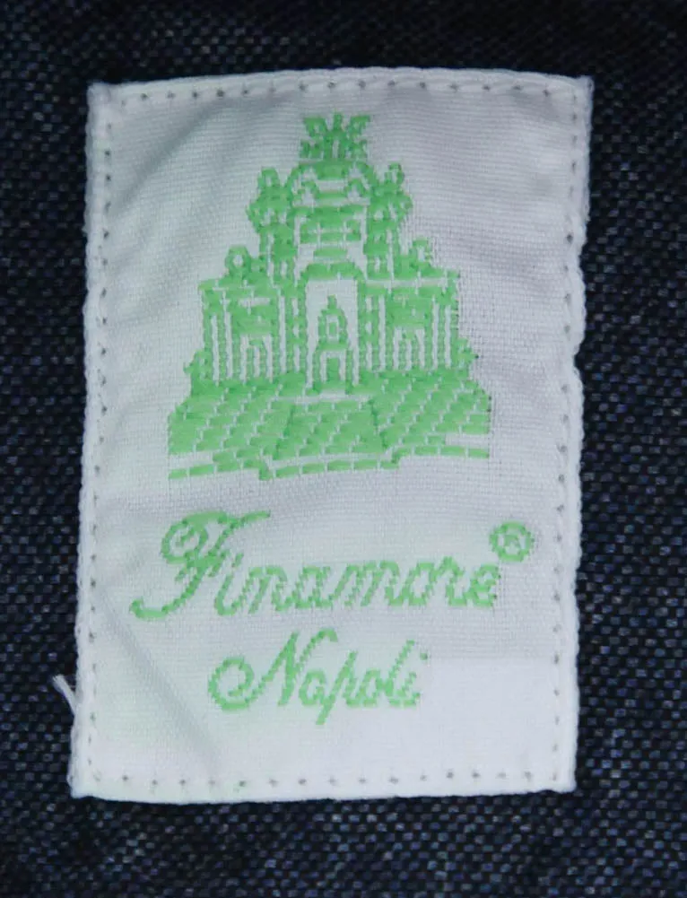 Finamore Napoli Dark Blue Shirt - Extra Slim - XS US / XS EU