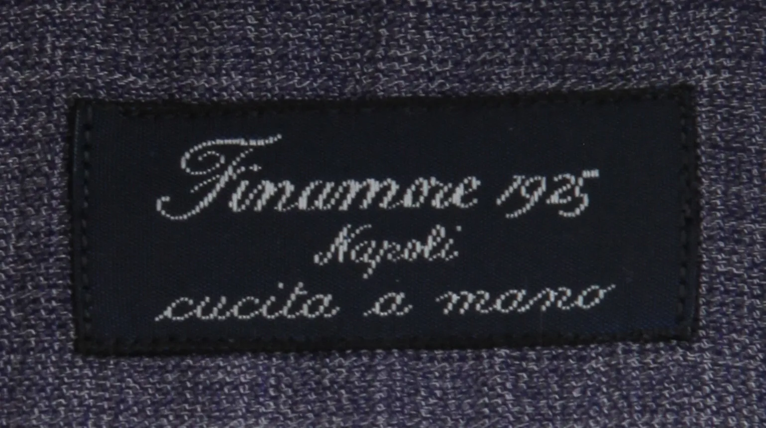 Finamore Napoli Dark Blue Shirt - Slim