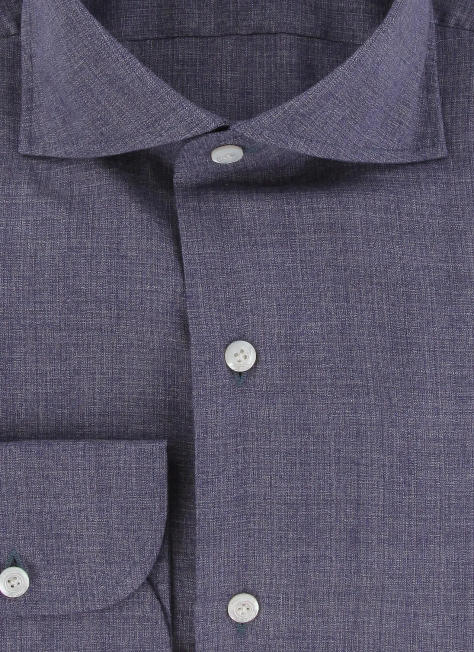 Finamore Napoli Dark Blue Shirt - Slim