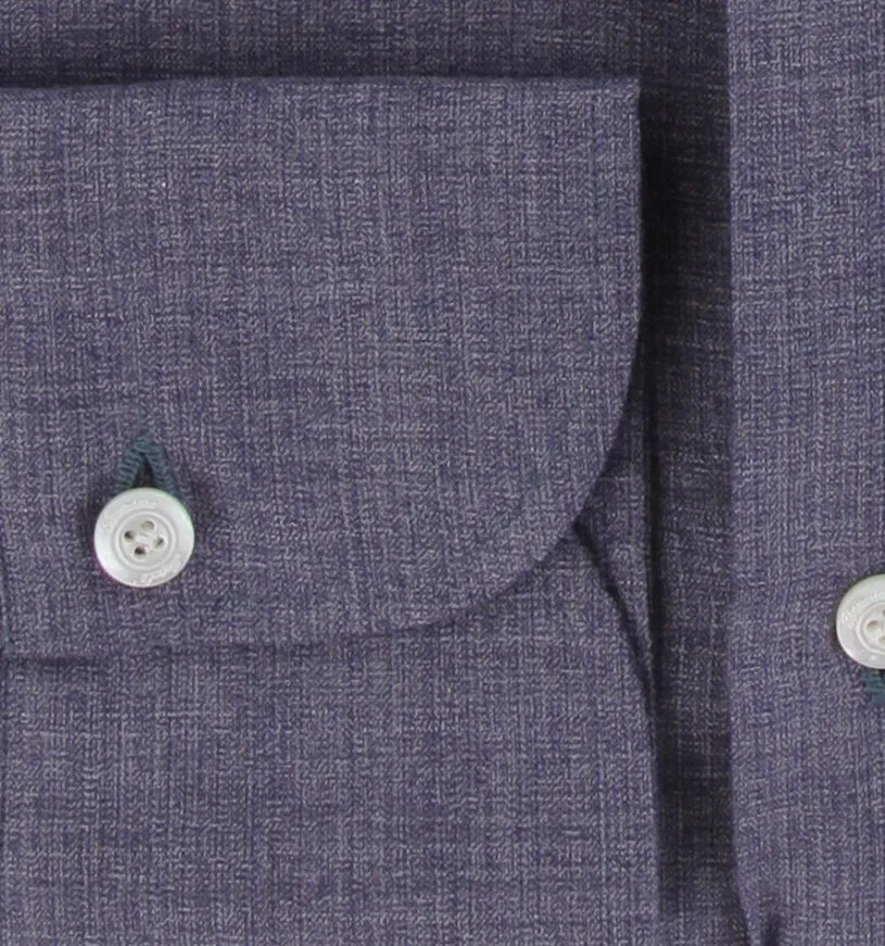 Finamore Napoli Dark Blue Shirt - Slim