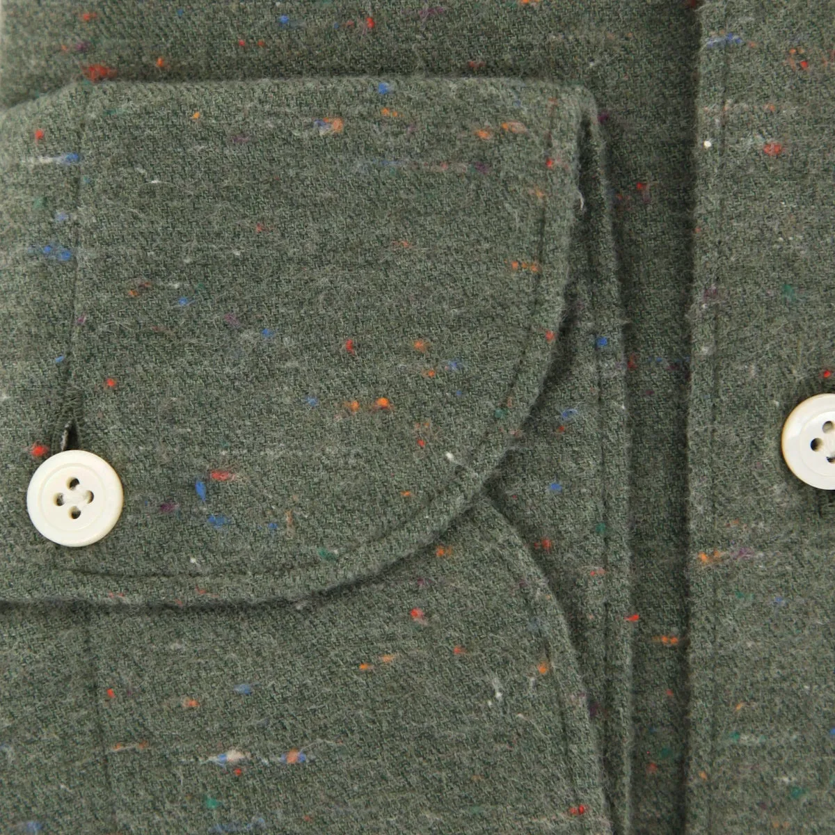 Finamore Napoli Dark Green Shirt - Extra Slim