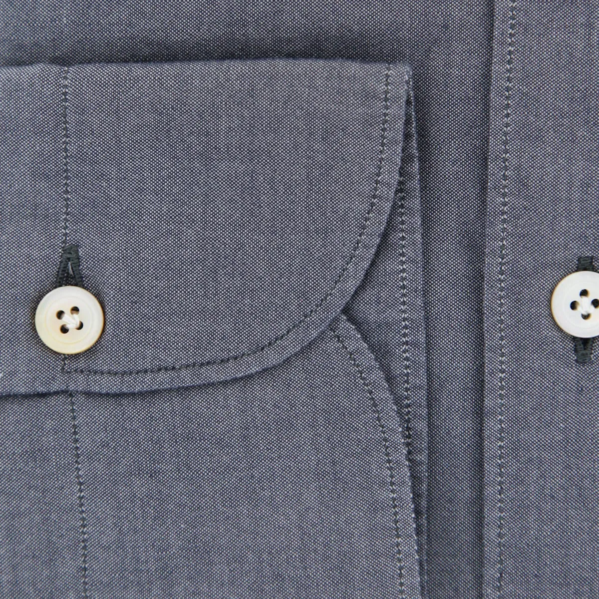 Finamore Napoli Denim Blue Shirt - Extra Slim